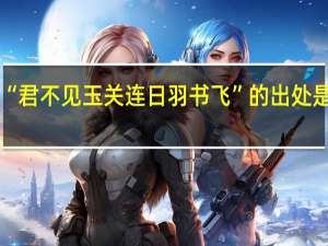 “君不见玉关连日羽书飞”的出处是哪里