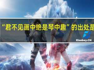 “君不见画中绝是琴中趣”的出处是哪里