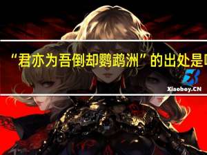 “君亦为吾倒却鹦鹉洲”的出处是哪里