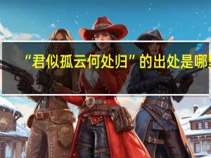 “君似孤云何处归”的出处是哪里