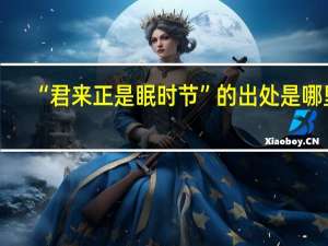 “君来正是眠时节”的出处是哪里