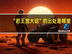 “君王宽大诏”的出处是哪里