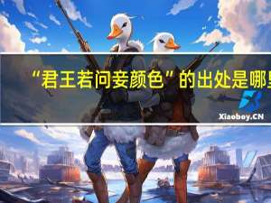 “君王若问妾颜色”的出处是哪里