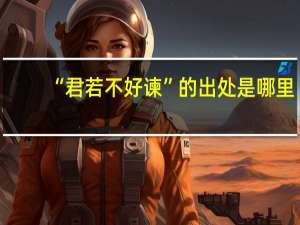 “君若不好谏”的出处是哪里