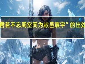 “君若不忘周室而为敝邑宸宇”的出处是哪里