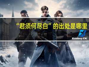 “君须何尽白”的出处是哪里