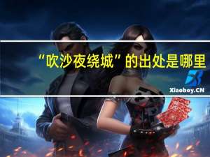 “吹沙夜绕城”的出处是哪里