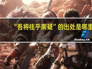 “吾将往乎南疑”的出处是哪里