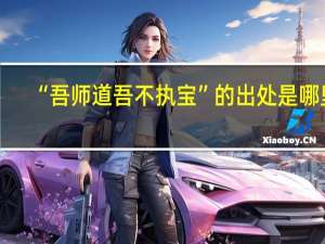 “吾师道吾不执宝”的出处是哪里