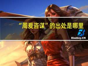 “周爰咨谋”的出处是哪里
