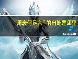 “周衰何足言”的出处是哪里