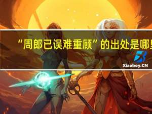 “周郎已误难重顾”的出处是哪里