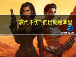 “哀而不伤”的出处是哪里