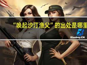 “唤起沙汀渔父”的出处是哪里