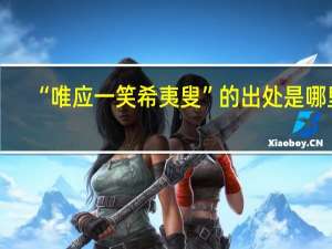 “唯应一笑希夷叟”的出处是哪里