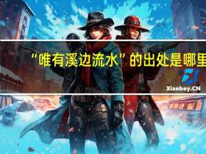 “唯有溪边流水”的出处是哪里