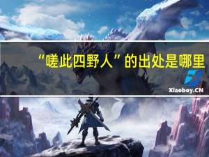 “嗟此四野人”的出处是哪里