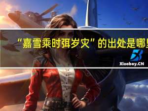 “嘉雪乘时弭岁灾”的出处是哪里