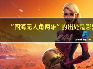 “四海无人角两雄”的出处是哪里