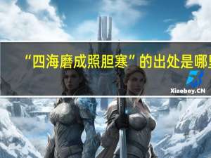 “四海磨成照胆寒”的出处是哪里