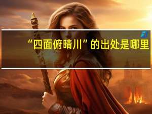 “四面俯晴川”的出处是哪里