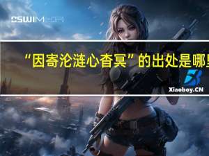 “因寄沦涟心杳冥”的出处是哪里