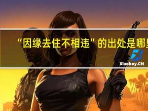“因缘去住不相违”的出处是哪里