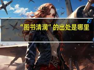 “图书清润”的出处是哪里