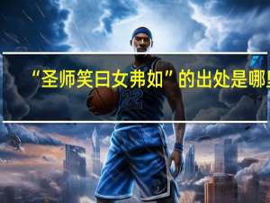 “圣师笑曰女弗如”的出处是哪里