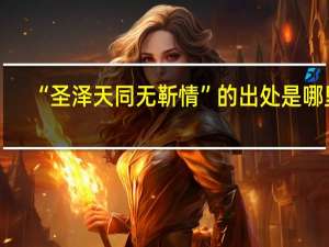 “圣泽天同无靳情”的出处是哪里