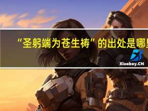 “圣躬端为苍生祷”的出处是哪里