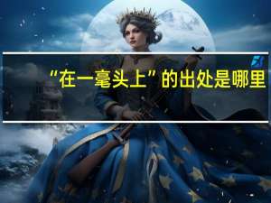 “在一毫头上”的出处是哪里