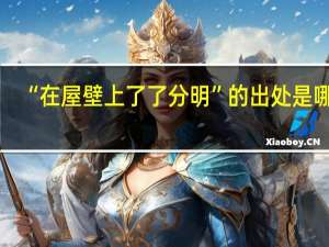 “在屋壁上了了分明”的出处是哪里
