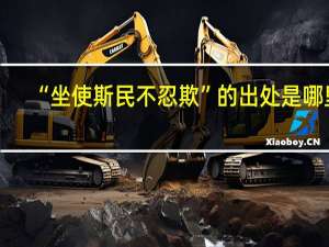 “坐使斯民不忍欺”的出处是哪里
