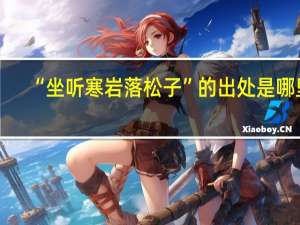 “坐听寒岩落松子”的出处是哪里