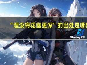 “埋没梅花幽更深”的出处是哪里