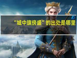 “城中旗傍盛”的出处是哪里