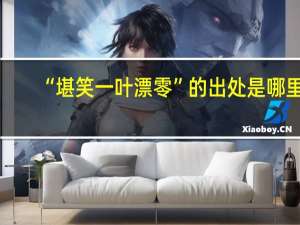 “堪笑一叶漂零”的出处是哪里