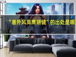 “塞外风高鹰翮健”的出处是哪里
