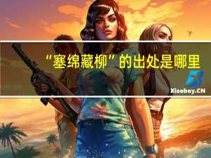 “塞绵藏柳”的出处是哪里