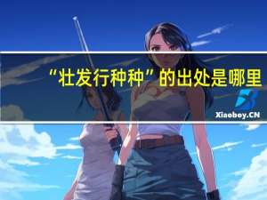 “壮发行种种”的出处是哪里