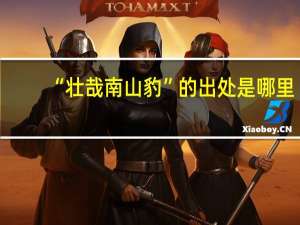 “壮哉南山豹”的出处是哪里