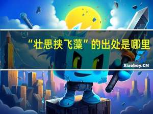 “壮思挟飞藻”的出处是哪里