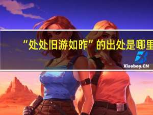 “处处旧游如昨”的出处是哪里