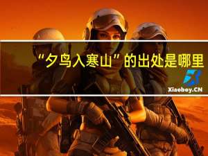 “夕鸟入寒山”的出处是哪里