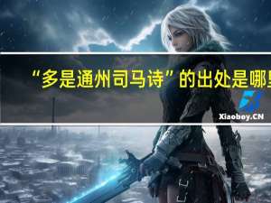 “多是通州司馬詩”的出處是哪里