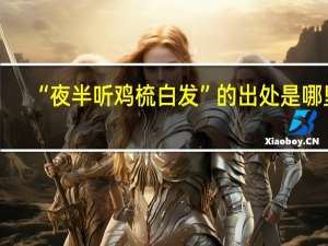 “夜半听鸡梳白发”的出处是哪里