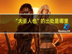 “大圣人也”的出处是哪里