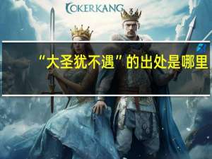“大圣犹不遇”的出处是哪里