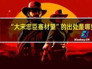 “大宋忠臣蹇材望”的出处是哪里